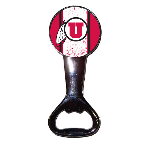 Utah Utes Officially Licensed Magnetic Metal Bottle Opener - Tailgate & Kitchen Essential