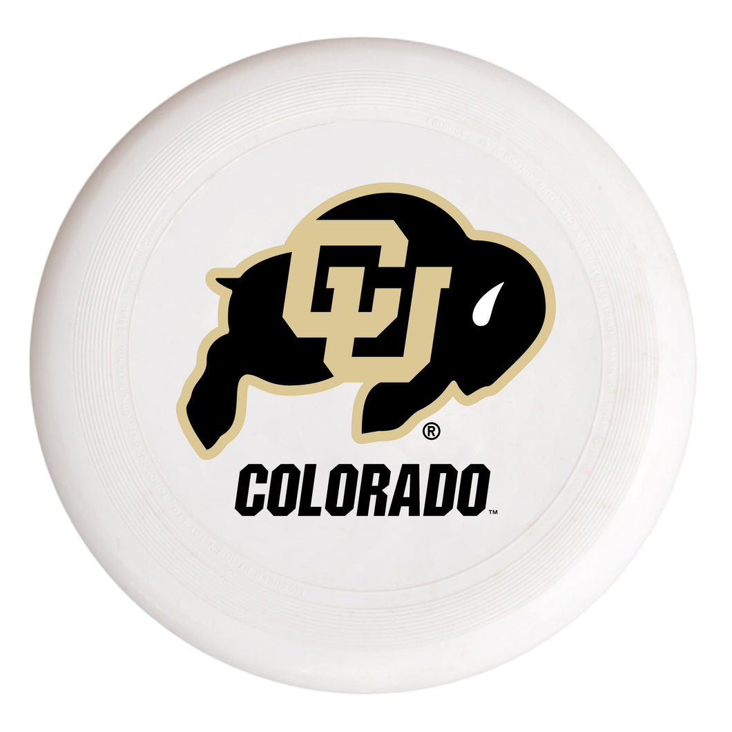 Colorado Buffaloes NCAA Licensed Flying Disc - Premium PVC, 10.75” Diameter, Perfect for Fans & Players of All Levels