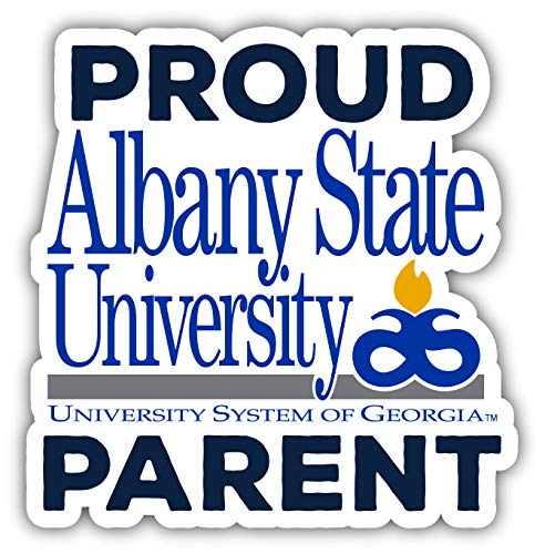 Albany State University 4-Inch Proud Parent NCAA Vinyl Sticker - Durable School Spirit Decal