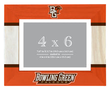 Load image into Gallery viewer, Bowling Green Falcons Wooden Photo Frame - Customizable 4 x 6 Inch - Elegant Matted Display for Memories
