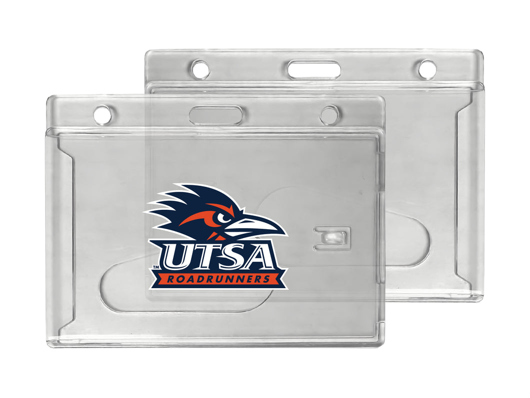 UTSA Road Runners Officially Licensed Clear View ID Holder - Collegiate Badge Protection