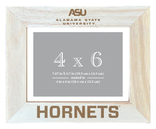 Load image into Gallery viewer, Alabama State University Wooden Photo Frame - Customizable 4 x 6 Inch - Elegant Matted Display for Memories
