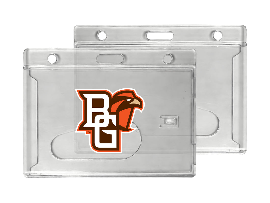 Bowling Green Falcons Officially Licensed Clear View ID Holder - Collegiate Badge Protection