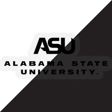 Load image into Gallery viewer, Alabama State University Choose Style and Size NCAA Vinyl Decal Sticker for Fans, Students, and Alumni
