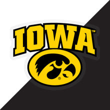 Load image into Gallery viewer, Iowa Hawkeyes Choose Style and Size NCAA Vinyl Decal Sticker for Fans, Students, and Alumni
