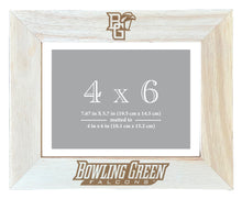 Load image into Gallery viewer, Bowling Green Falcons Wooden Photo Frame - Customizable 4 x 6 Inch - Elegant Matted Display for Memories
