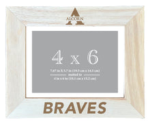 Load image into Gallery viewer, Alcorn State Braves Wooden Photo Frame - Customizable 4 x 6 Inch - Elegant Matted Display for Memories
