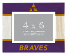 Load image into Gallery viewer, Alcorn State Braves Wooden Photo Frame - Customizable 4 x 6 Inch - Elegant Matted Display for Memories
