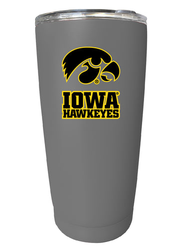 Iowa Hawkeyes NCAA Insulated Tumbler - 16oz Stainless Steel Travel Mug 