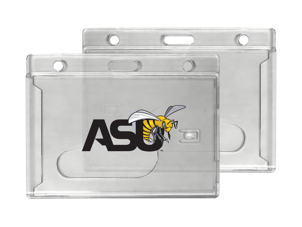 Alabama State University Officially Licensed Clear View ID Holder - Collegiate Badge Protection