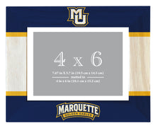 Load image into Gallery viewer, Marquette Golden Eagles Wooden Photo Frame - Customizable 4 x 6 Inch - Elegant Matted Display for Memories
