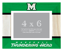 Load image into Gallery viewer, Marshall Thundering Herd Wooden Photo Frame - Customizable 4 x 6 Inch - Elegant Matted Display for Memories
