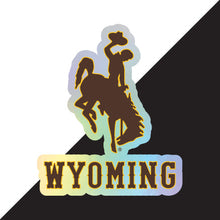 Load image into Gallery viewer, University of Wyoming Choose Style and Size NCAA Vinyl Decal Sticker for Fans, Students, and Alumni
