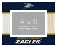 Load image into Gallery viewer, Georgia Southern Eagles Wooden Photo Frame - Customizable 4 x 6 Inch - Elegant Matted Display for Memories
