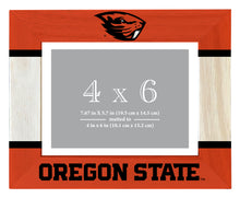 Load image into Gallery viewer, Oregon State Beavers Wooden Photo Frame - Customizable 4 x 6 Inch - Elegant Matted Display for Memories
