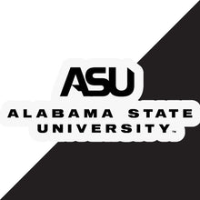 Load image into Gallery viewer, Alabama State University Choose Style and Size NCAA Vinyl Decal Sticker for Fans, Students, and Alumni
