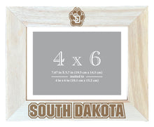 Load image into Gallery viewer, South Dakota Coyotes Wooden Photo Frame - Customizable 4 x 6 Inch - Elegant Matted Display for Memories
