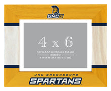 Load image into Gallery viewer, North Carolina Greensboro Spartans Wooden Photo Frame - Customizable 4 x 6 Inch - Elegant Matted Display for Memories
