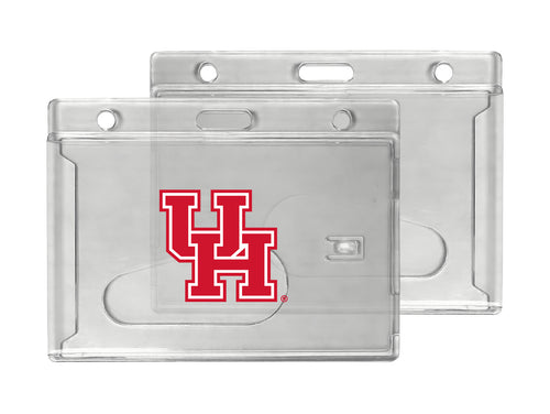 University of Houston Officially Licensed Clear View ID Holder - Collegiate Badge Protection