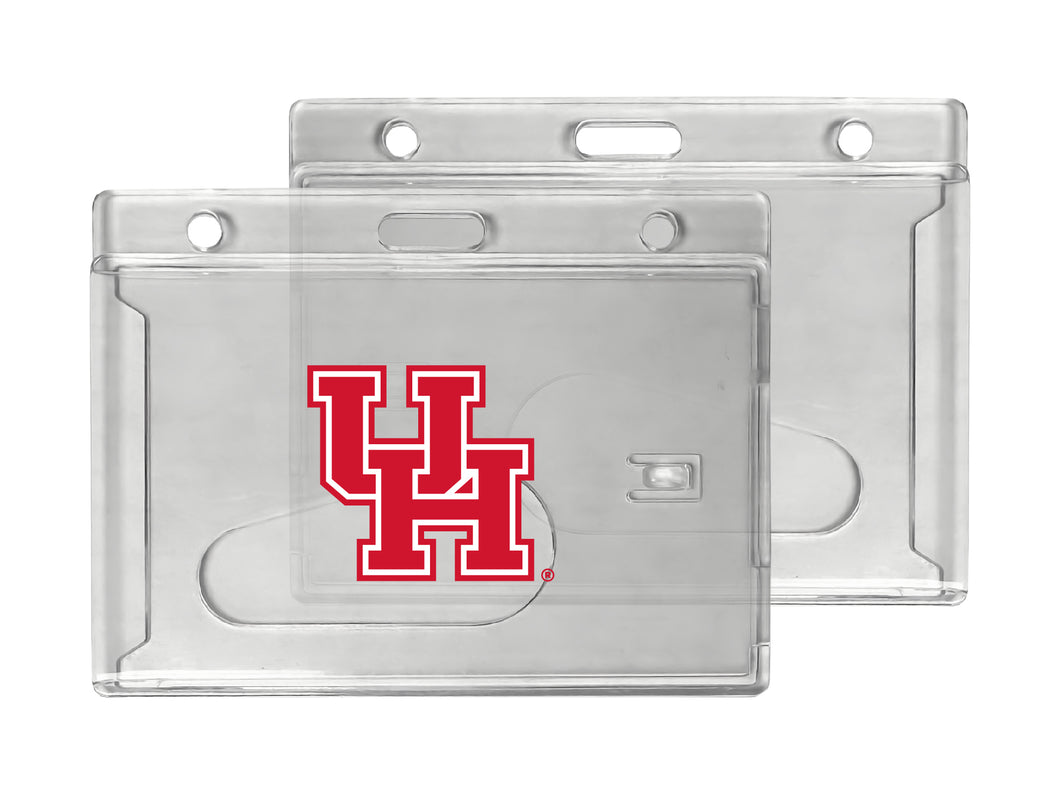 University of Houston Officially Licensed Clear View ID Holder - Collegiate Badge Protection