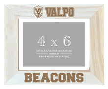 Load image into Gallery viewer, Valparaiso University Wooden Photo Frame - Customizable 4 x 6 Inch - Elegant Matted Display for Memories
