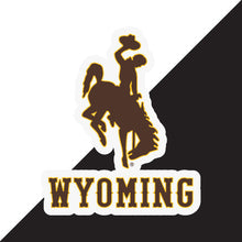 Load image into Gallery viewer, University of Wyoming Choose Style and Size NCAA Vinyl Decal Sticker for Fans, Students, and Alumni
