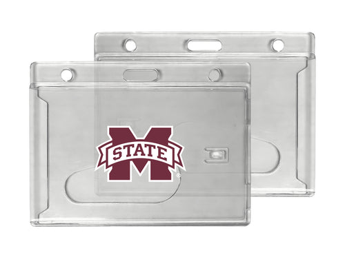 Mississippi State Bulldogs Officially Licensed Clear View ID Holder - Collegiate Badge Protection