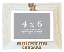 Load image into Gallery viewer, University of Houston Wooden Photo Frame - Customizable 4 x 6 Inch - Elegant Matted Display for Memories
