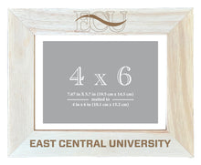 Load image into Gallery viewer, East Central University Tigers Wooden Photo Frame - Customizable 4 x 6 Inch - Elegant Matted Display for Memories
