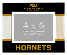 Load image into Gallery viewer, Alabama State University Wooden Photo Frame - Customizable 4 x 6 Inch - Elegant Matted Display for Memories
