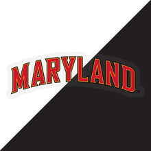 Load image into Gallery viewer, Maryland Terrapins Choose Style and Size NCAA Vinyl Decal Sticker for Fans, Students, and Alumni
