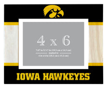 Load image into Gallery viewer, Iowa Hawkeyes Wooden Photo Frame - Customizable 4 x 6 Inch - Elegant Matted Display for Memories
