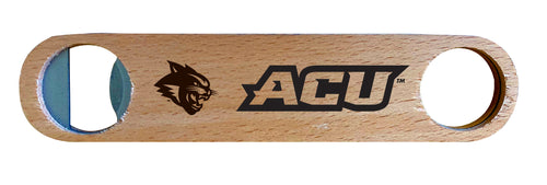 Abilene Christian University NCAA Elegant Laser-Etched Wooden Bottle Opener - Collegiate Bar Accessory