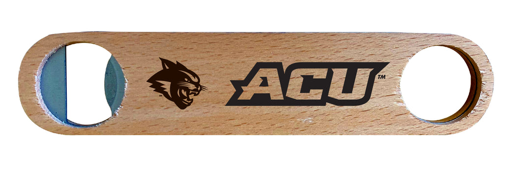 Abilene Christian University NCAA Elegant Laser-Etched Wooden Bottle Opener - Collegiate Bar Accessory