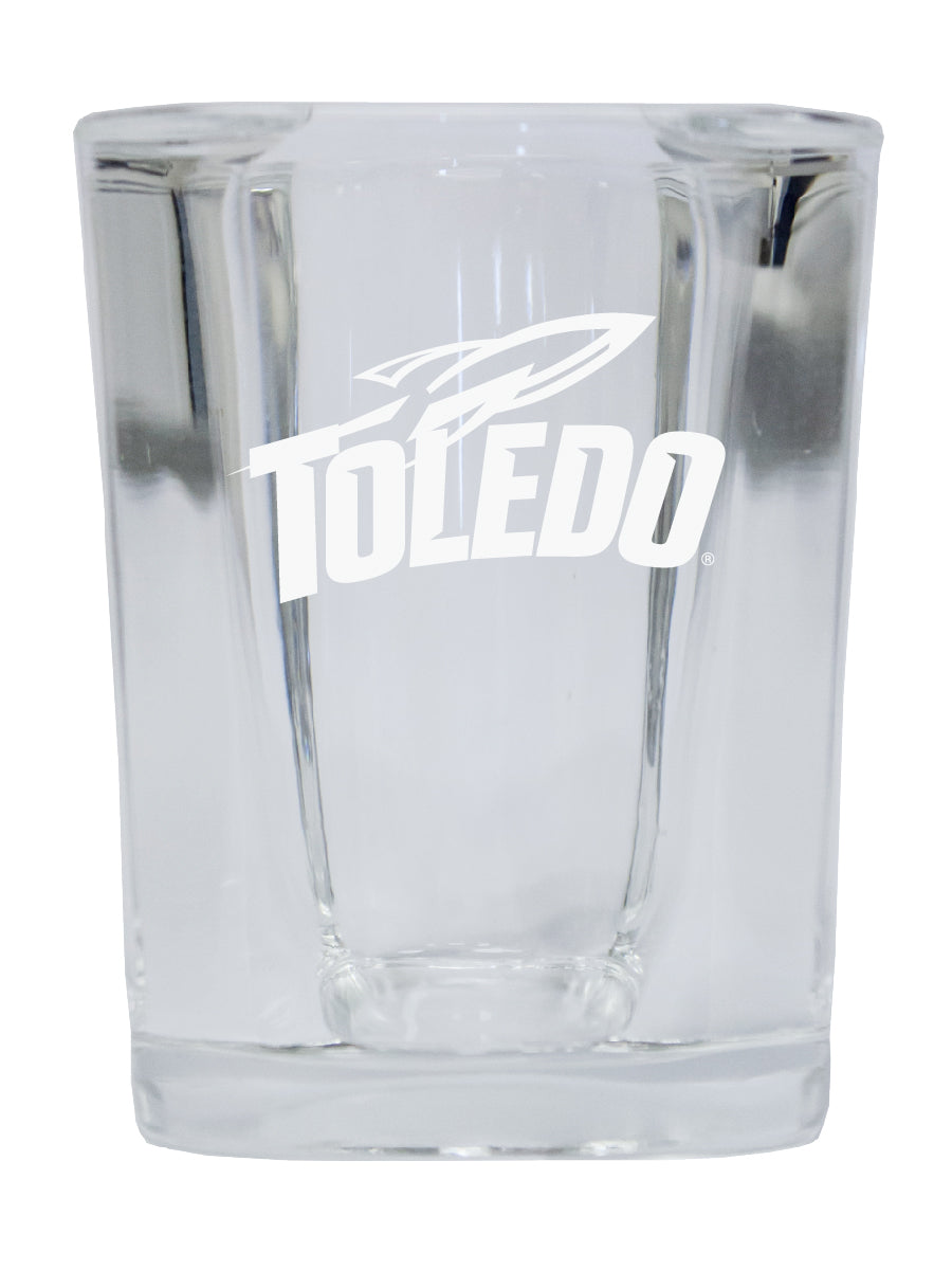 Toledo Rockets NCAA Collector's Edition 2oz Square Shot Glass - Laser Etched Logo 