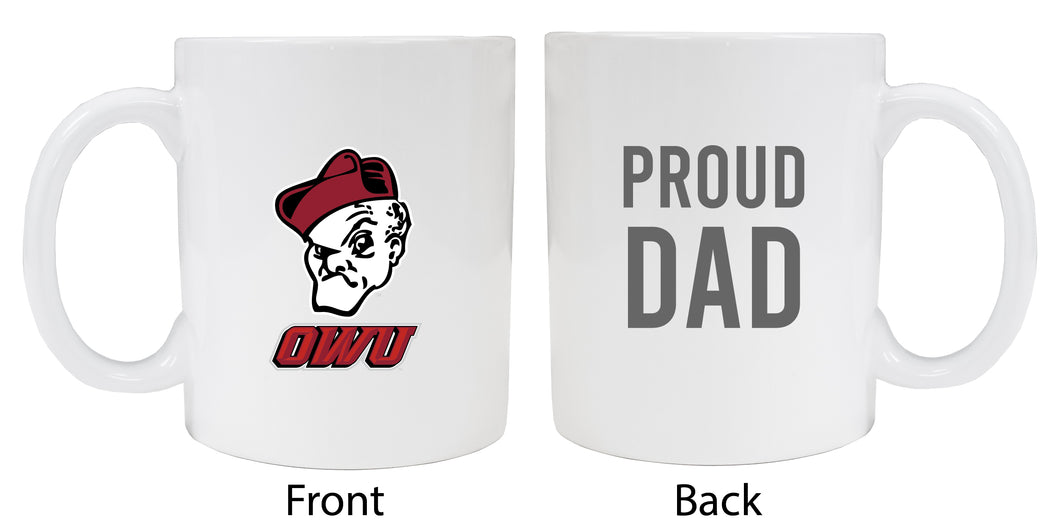 Ohio Wesleyan University Proud Dad Ceramic Coffee Mug - White