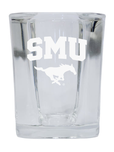 Southern Methodist University NCAA Collector's Edition 2oz Square Shot Glass - Laser Etched Logo 