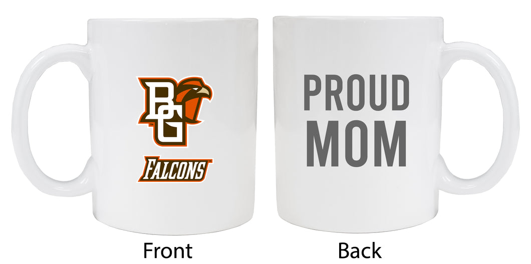 Bowling Green Falcons Proud Mom White Ceramic Coffee Mug - White (2 Pack)