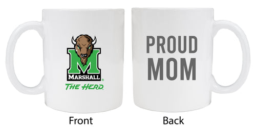 Marshall Thundering Herd Proud Mom Ceramic Coffee Mug - White (2 Pack)