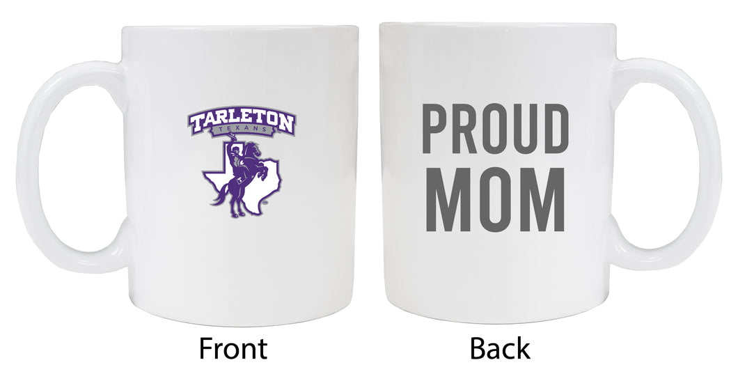 Tarleton State University Proud Mom Ceramic Coffee Mug - White