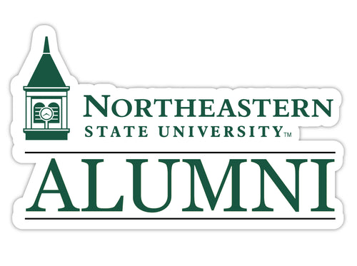 Northeastern State University Riverhawks 4-Inch Alumni NCAA Vinyl Sticker - Durable School Spirit Decal