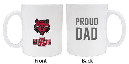 Arkansas State Proud Dad Ceramic Coffee Mug - White