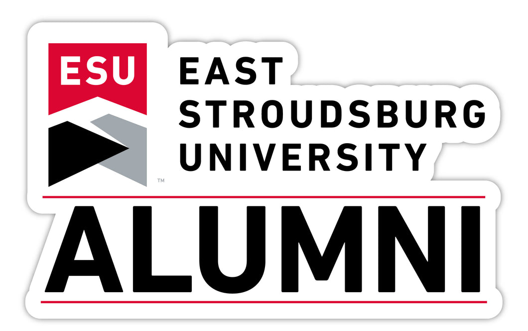 East Stroudsburg University 4-Inch Alumni NCAA Vinyl Sticker - Durable School Spirit Decal